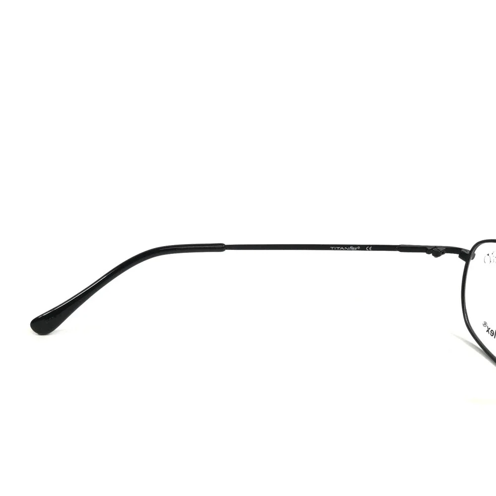 Titanflex Eyeglasses Frames M902 BLK Black Oval Wire Rim Titanium 51-19-140